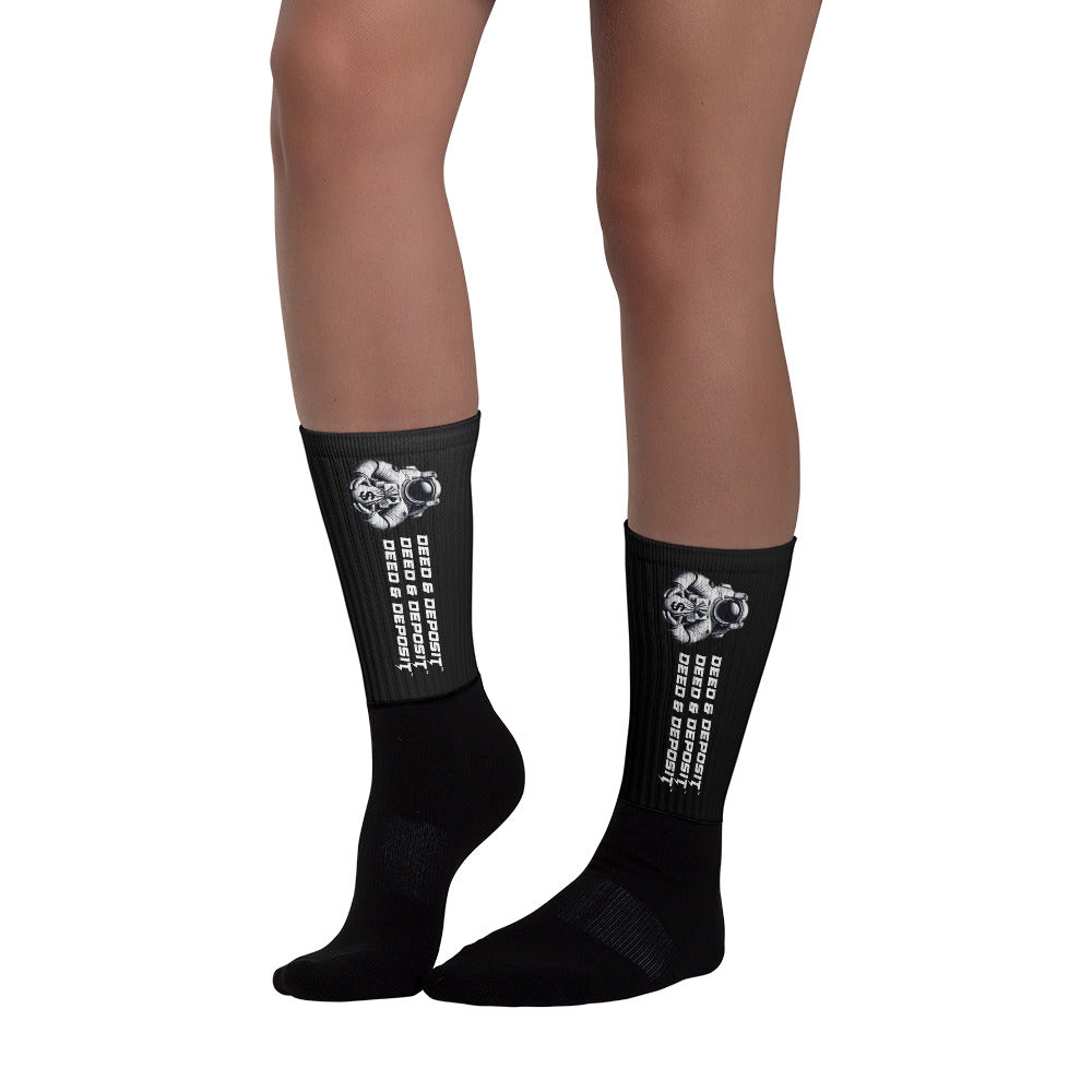 DEED & DEPOSIT™ Logo 3 Socks