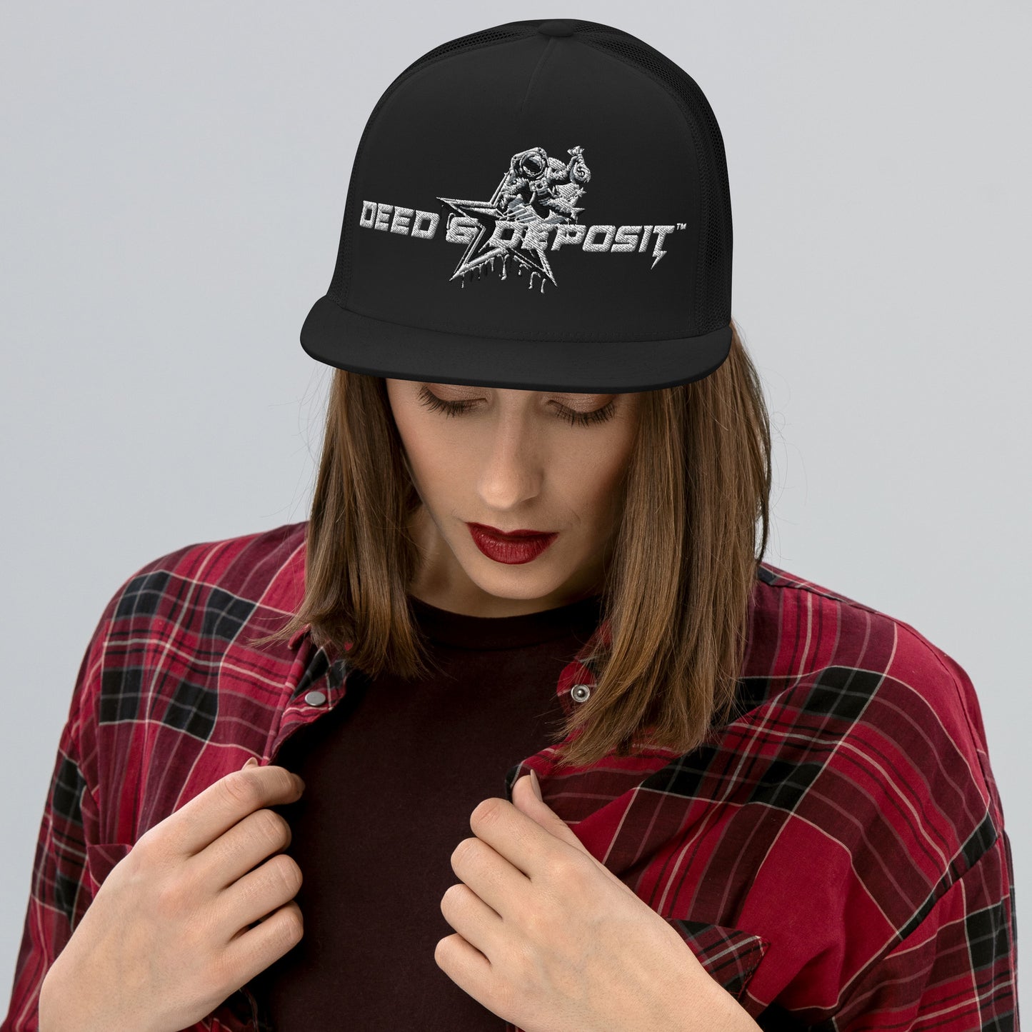 DEED & DEPOSIT™ Shooting Star Trucker Hat