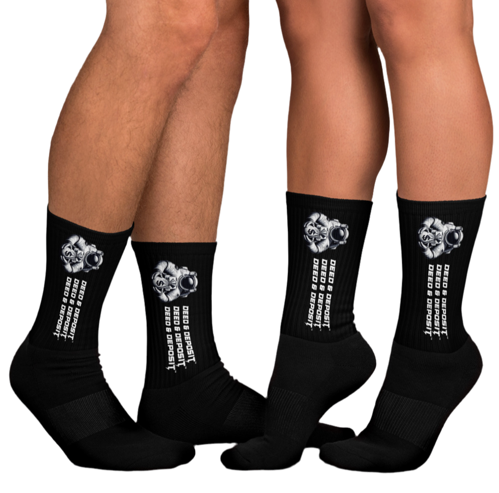 DEED & DEPOSIT™ Logo 3 Socks