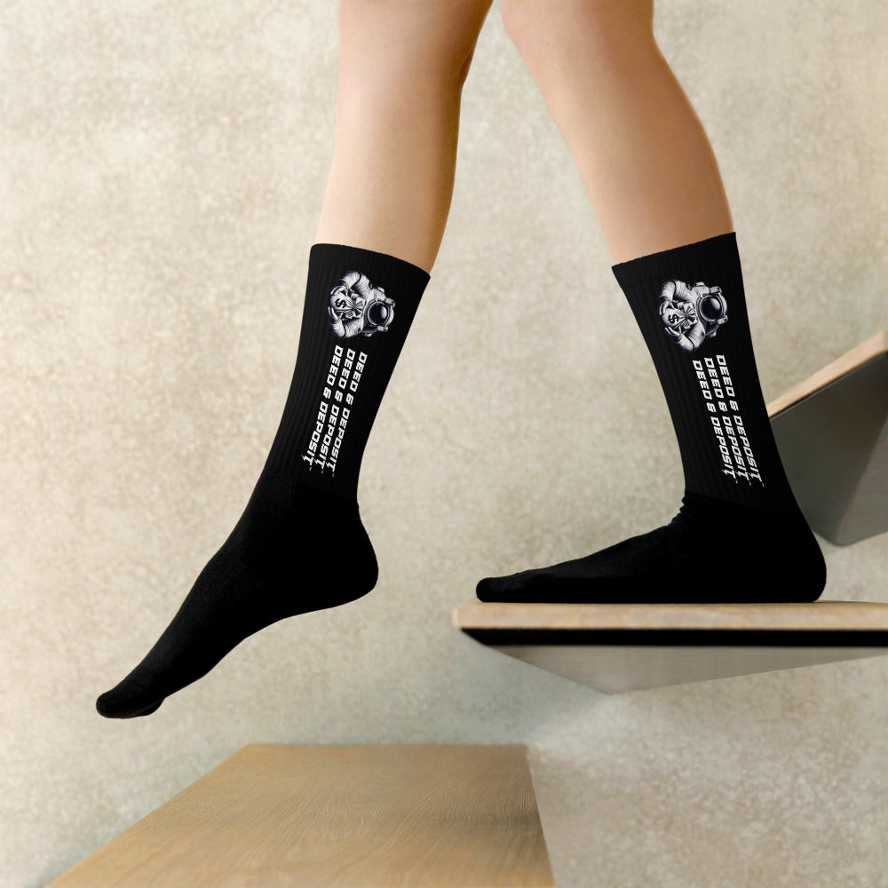 DEED & DEPOSIT™ Logo 3 Socks