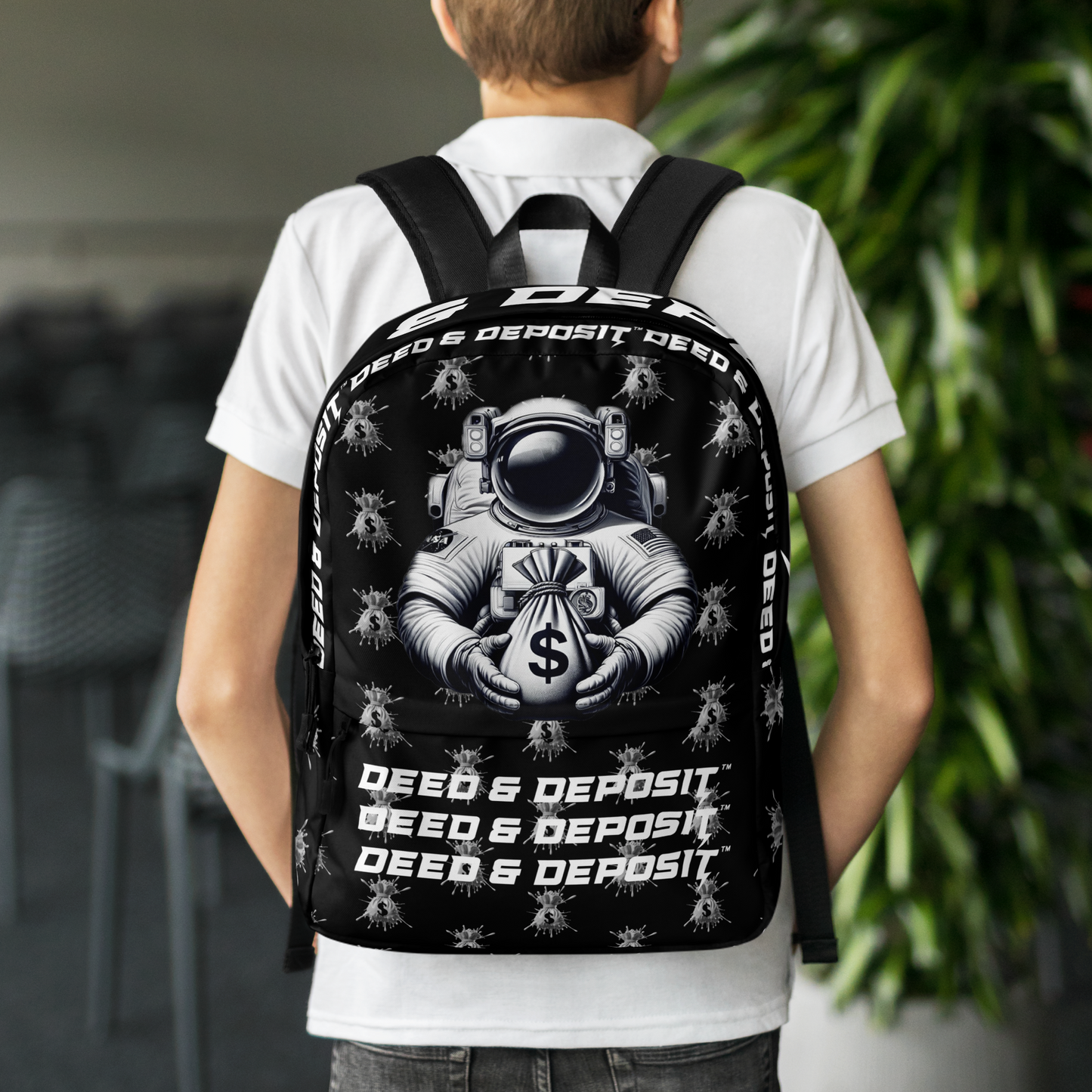 DEED & DEPOSIT™ Money Splash Backpack