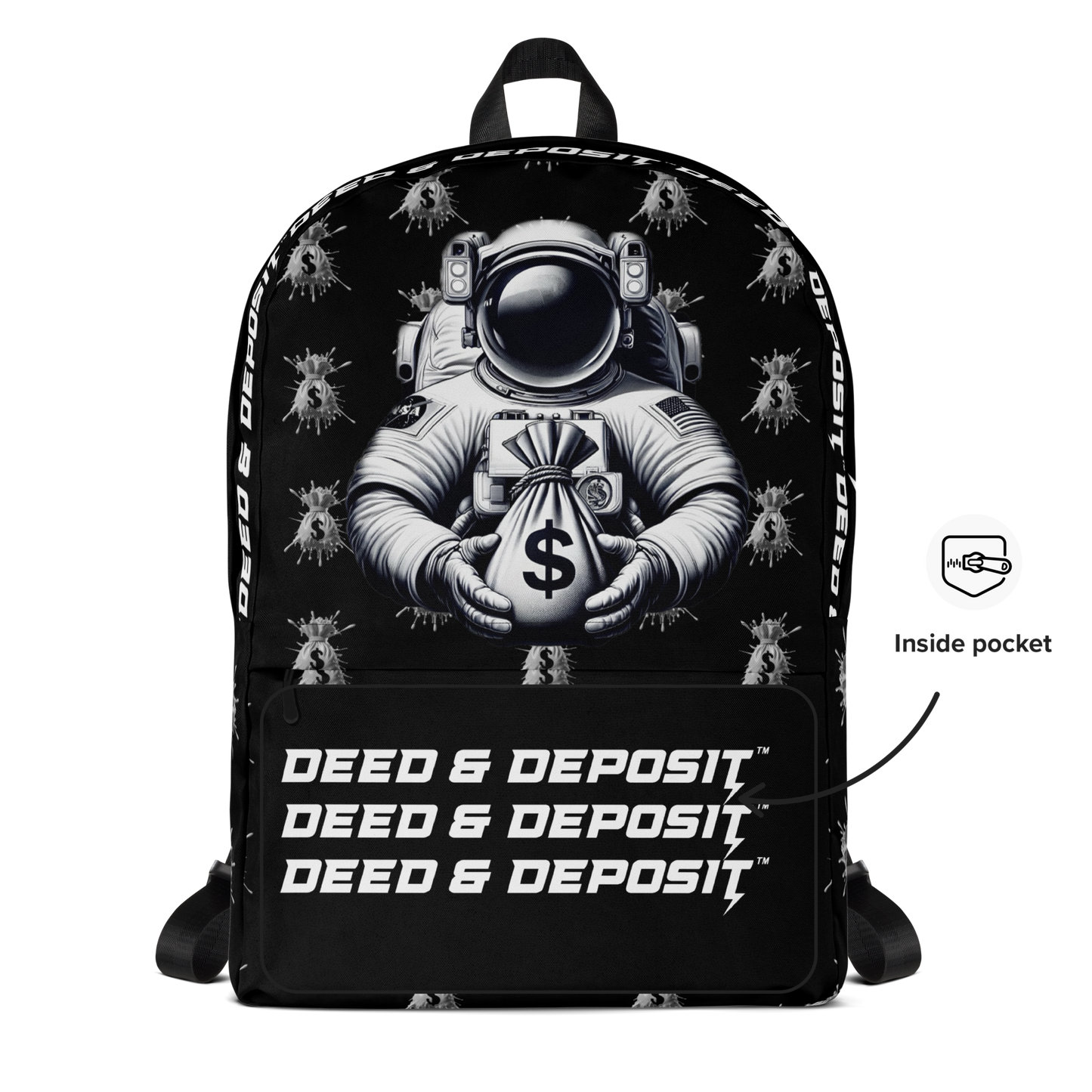 DEED & DEPOSIT™ Money Splash Backpack