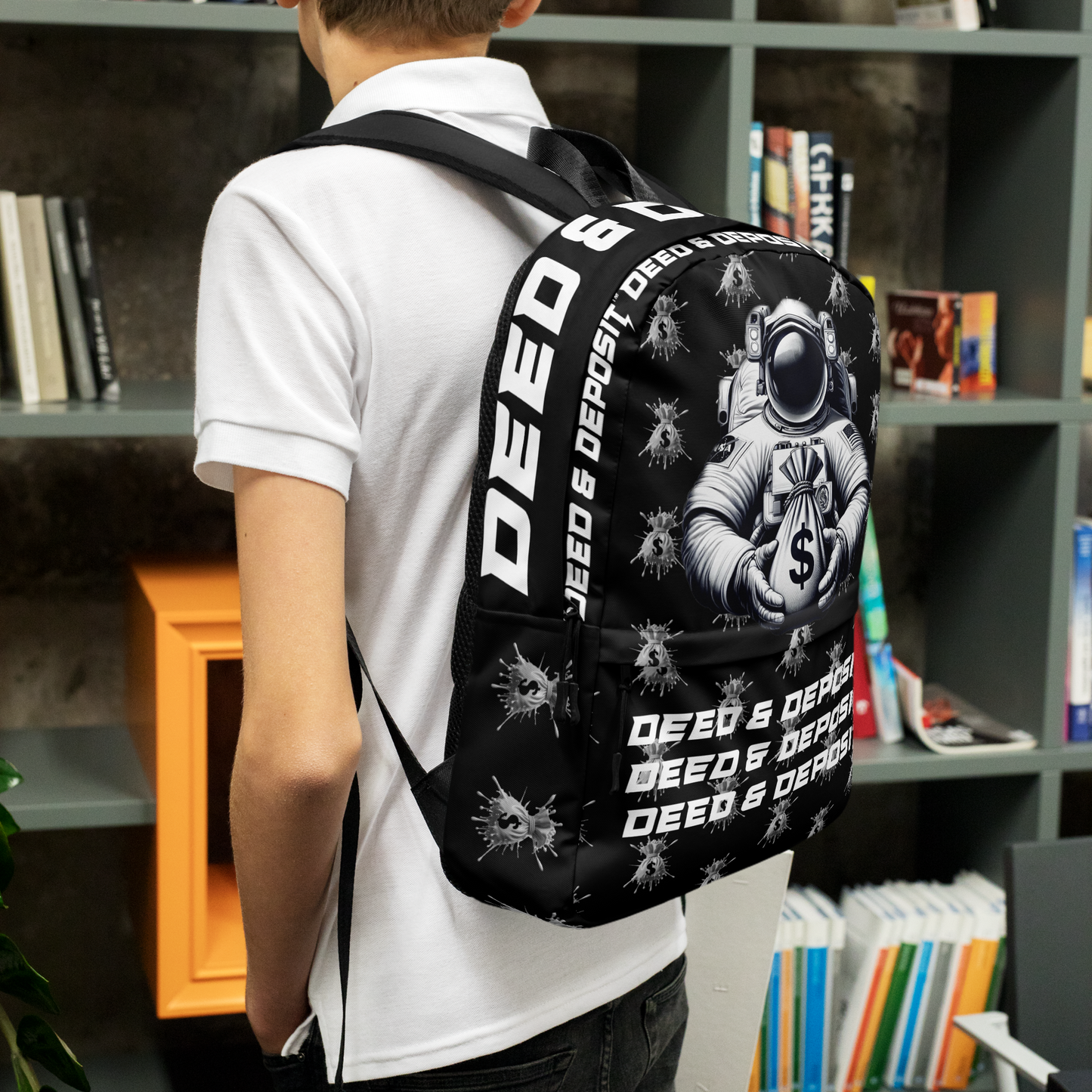 DEED & DEPOSIT™ Money Splash Backpack