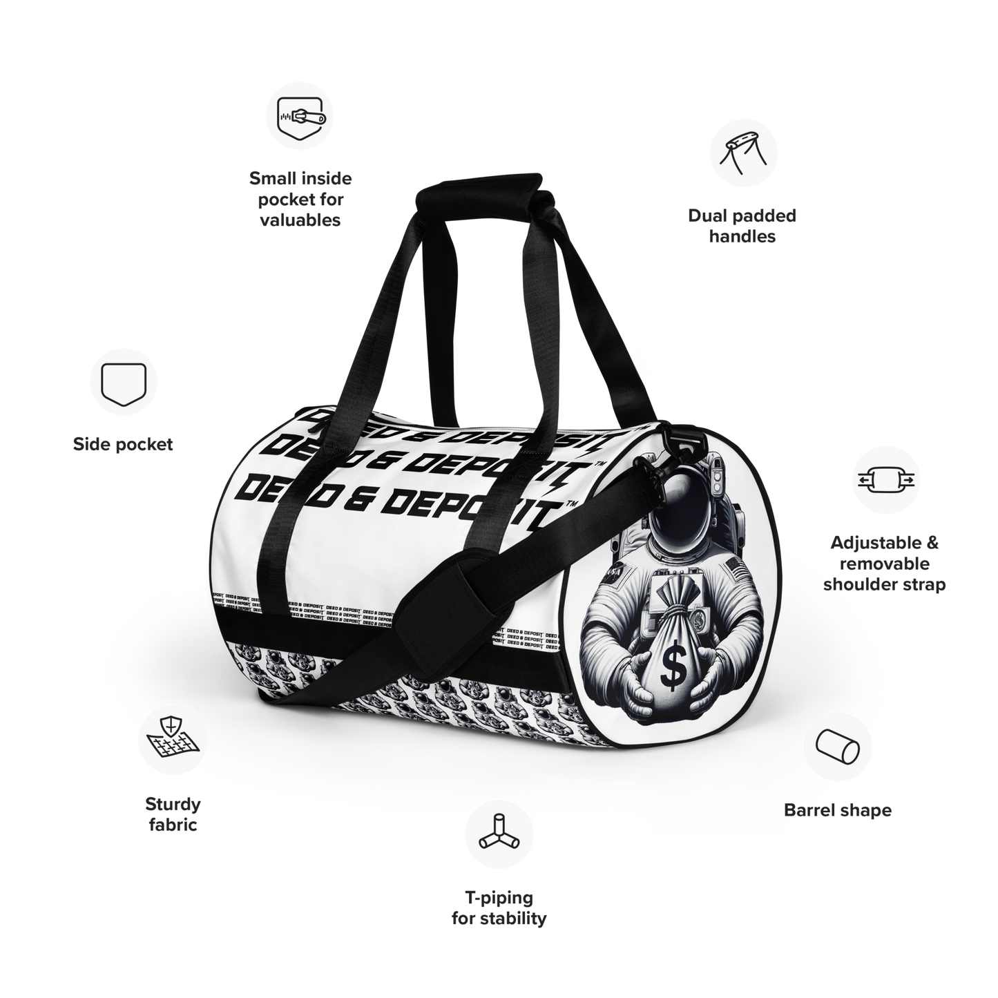 DEED & DEPOSIT™ Gym Bag