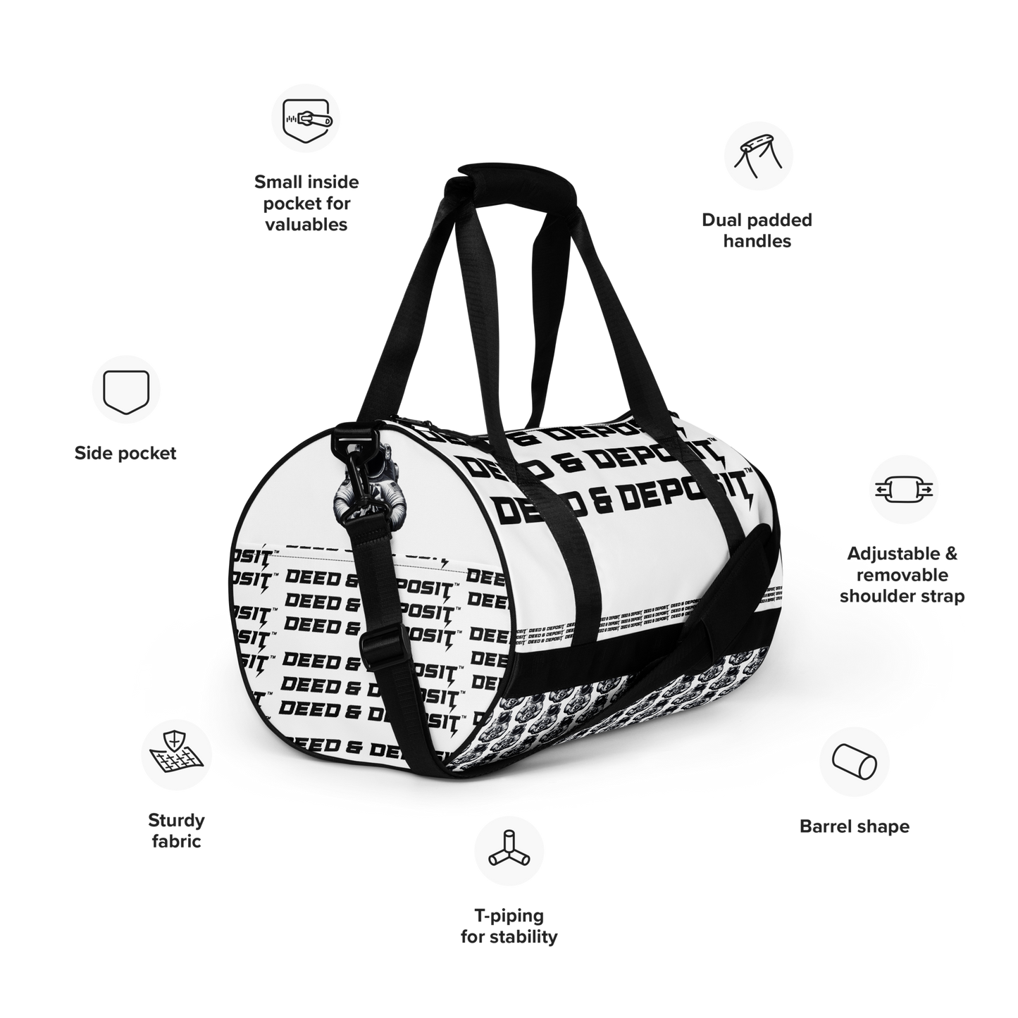 DEED & DEPOSIT™ Gym Bag