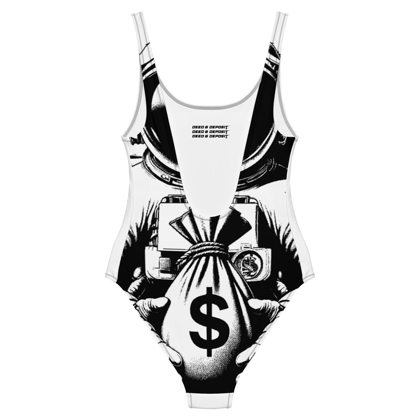 DEED & DEPOSIT™ Logo 3 One Piece Swimsuit