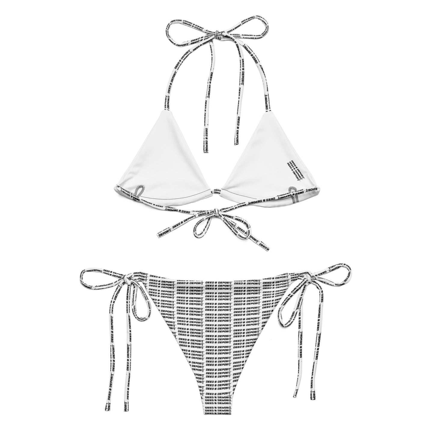 DEED & DEPOSIT™ Monogram Logo 3 Bikini