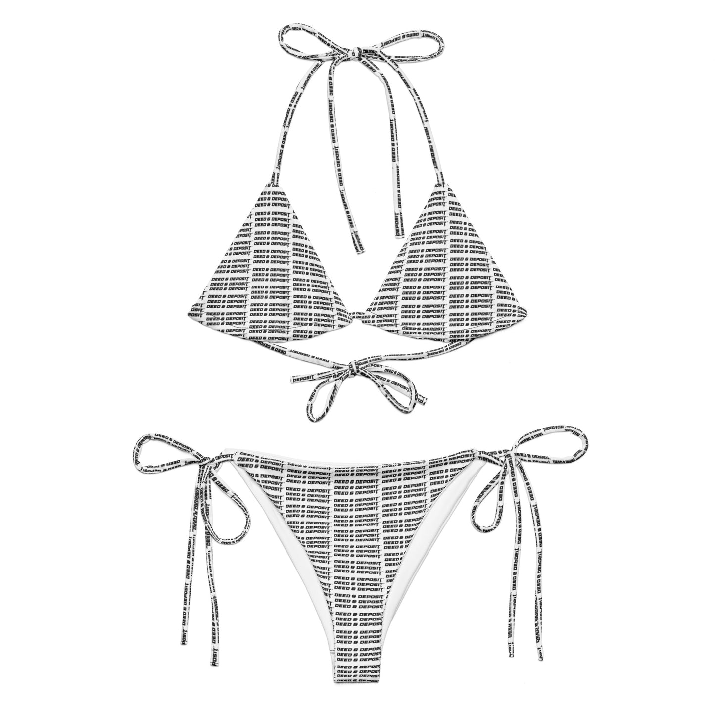 DEED & DEPOSIT™ Monogram Logo 3 Bikini