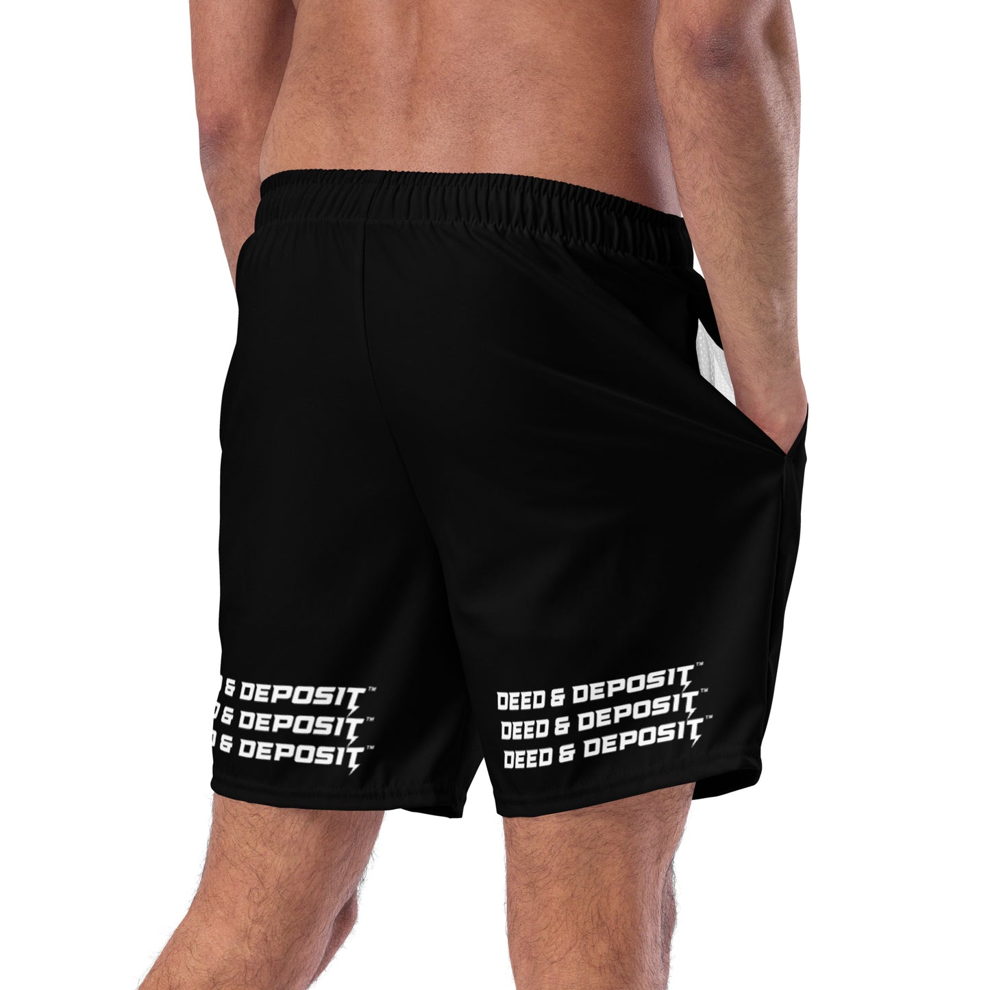 Deed & Deposit™ Logo 3 Men's Swim Trunks