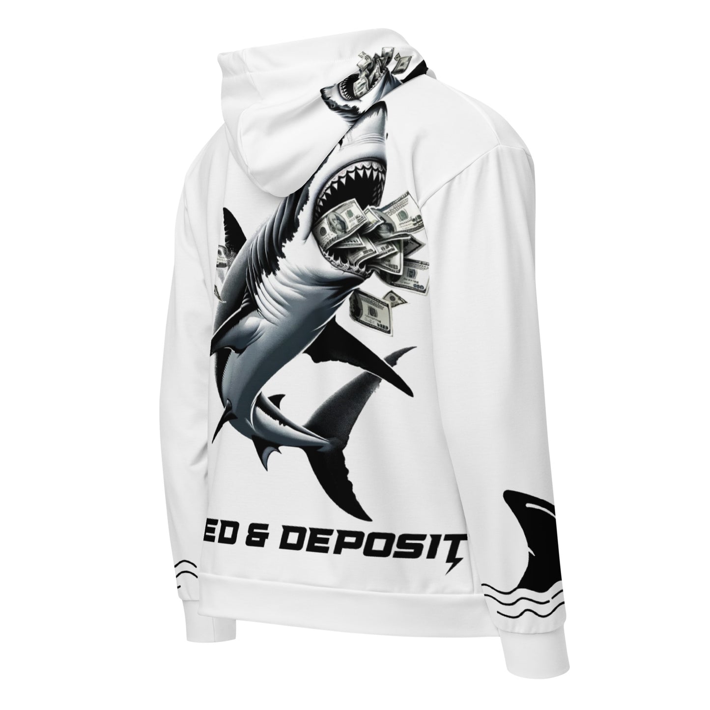 DEED & DEPOSIT™ Shark Money Zip Hoodie