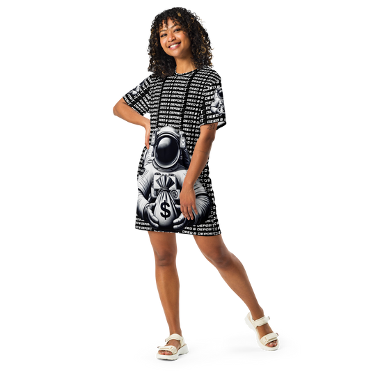 DEED & DEPOSIT™ Official Logo T-Shirt Dress