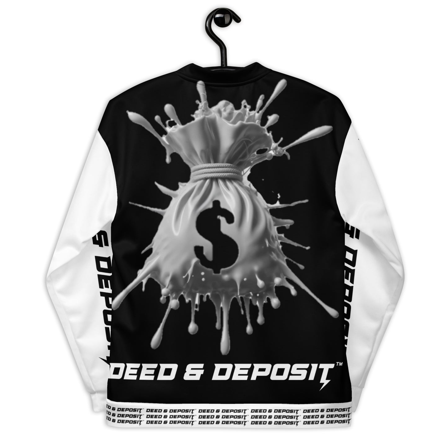 DEED & DEPOSIT™ Money Splash Bomber Jacket