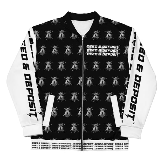 DEED & DEPOSIT™ Money Splash Bomber Jacket