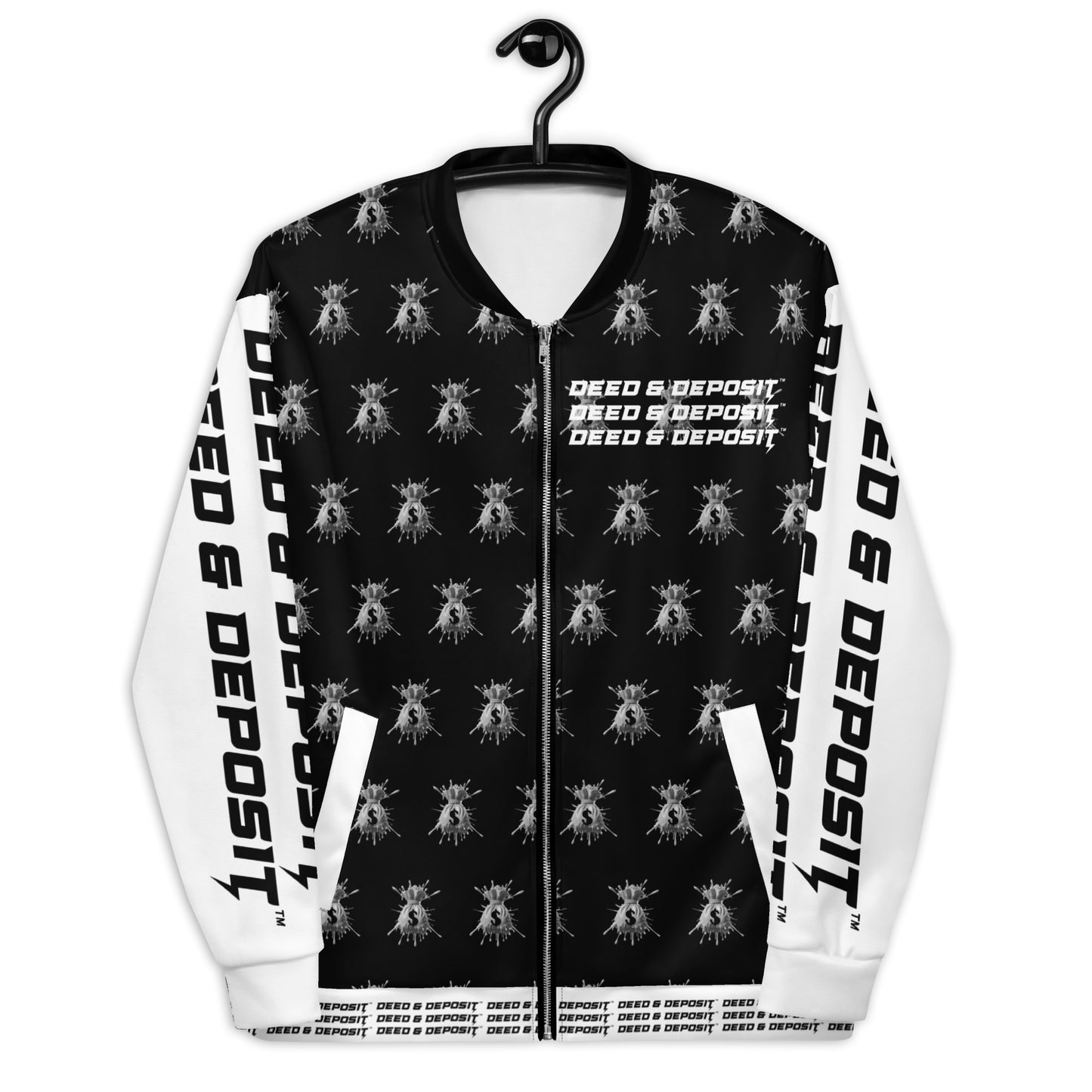 DEED & DEPOSIT™ Money Splash Bomber Jacket