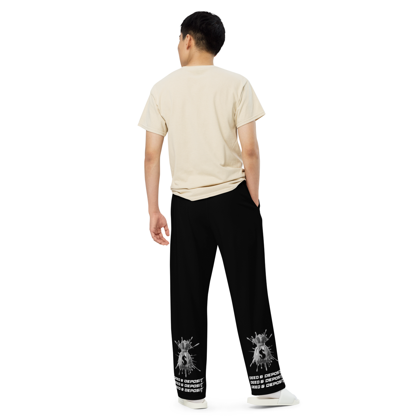 DEED & DEPOSIT™ Money Splash Wide leg Pants