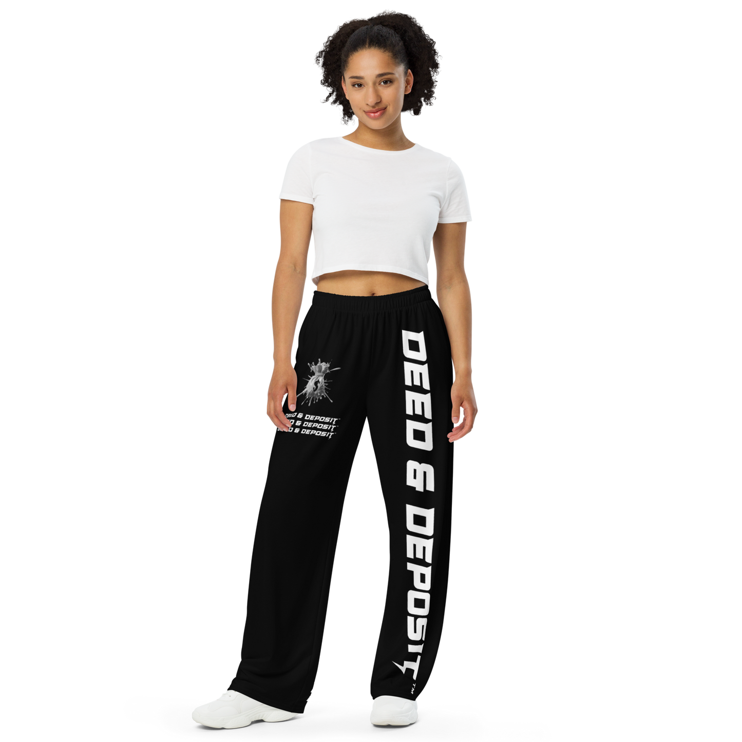 DEED & DEPOSIT™ Money Splash Wide leg Pants