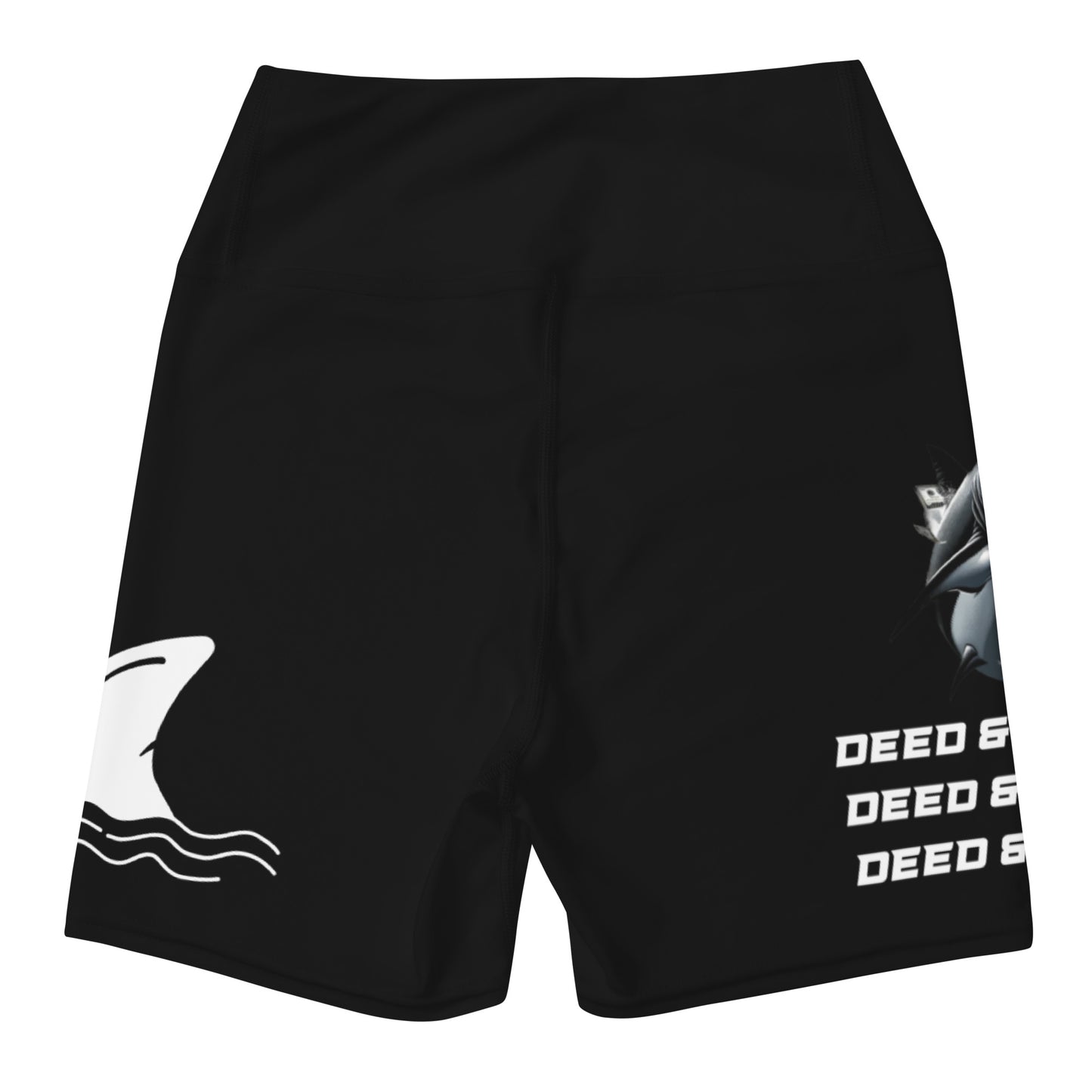 DEED & DEPOSIT™ Shark Money Yoga Shorts