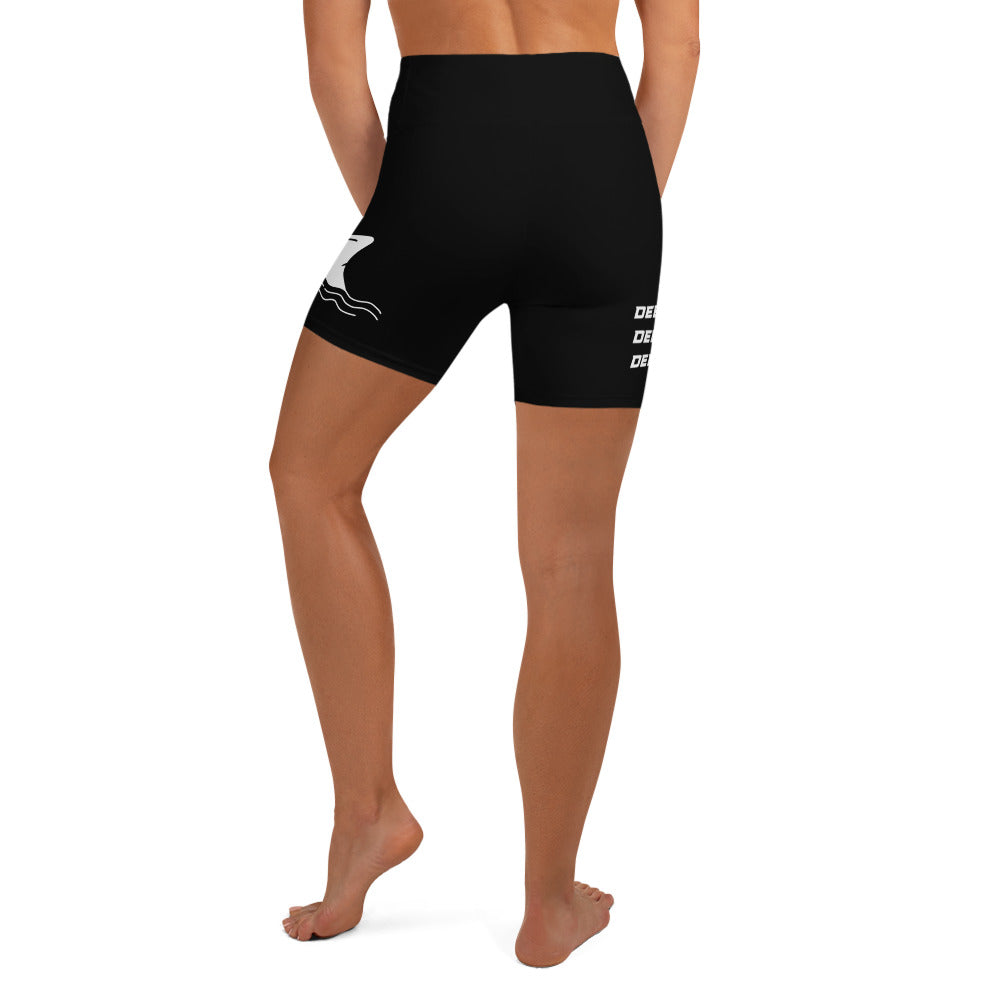 DEED & DEPOSIT™ Shark Money Yoga Shorts