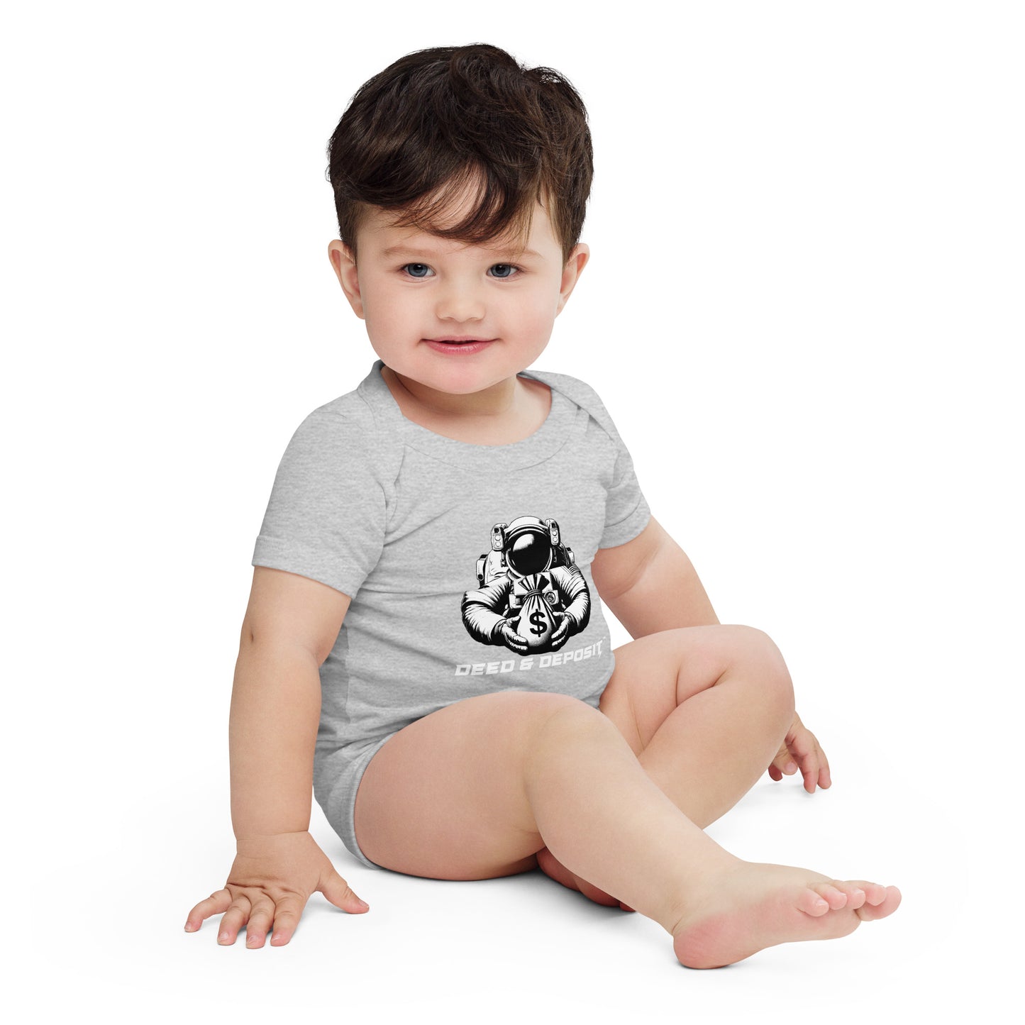 DEED & DEPOSIT™ Logo Baby One Piece