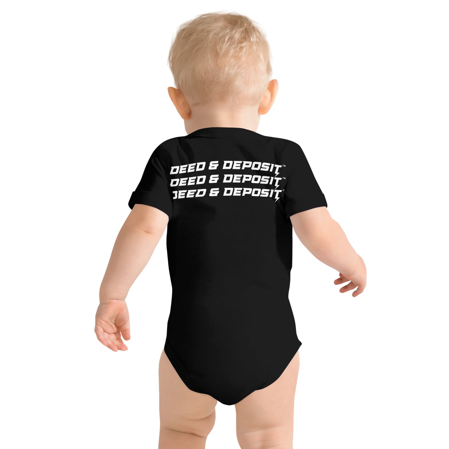 DEED & DEPOSIT™ Logo Baby One Piece