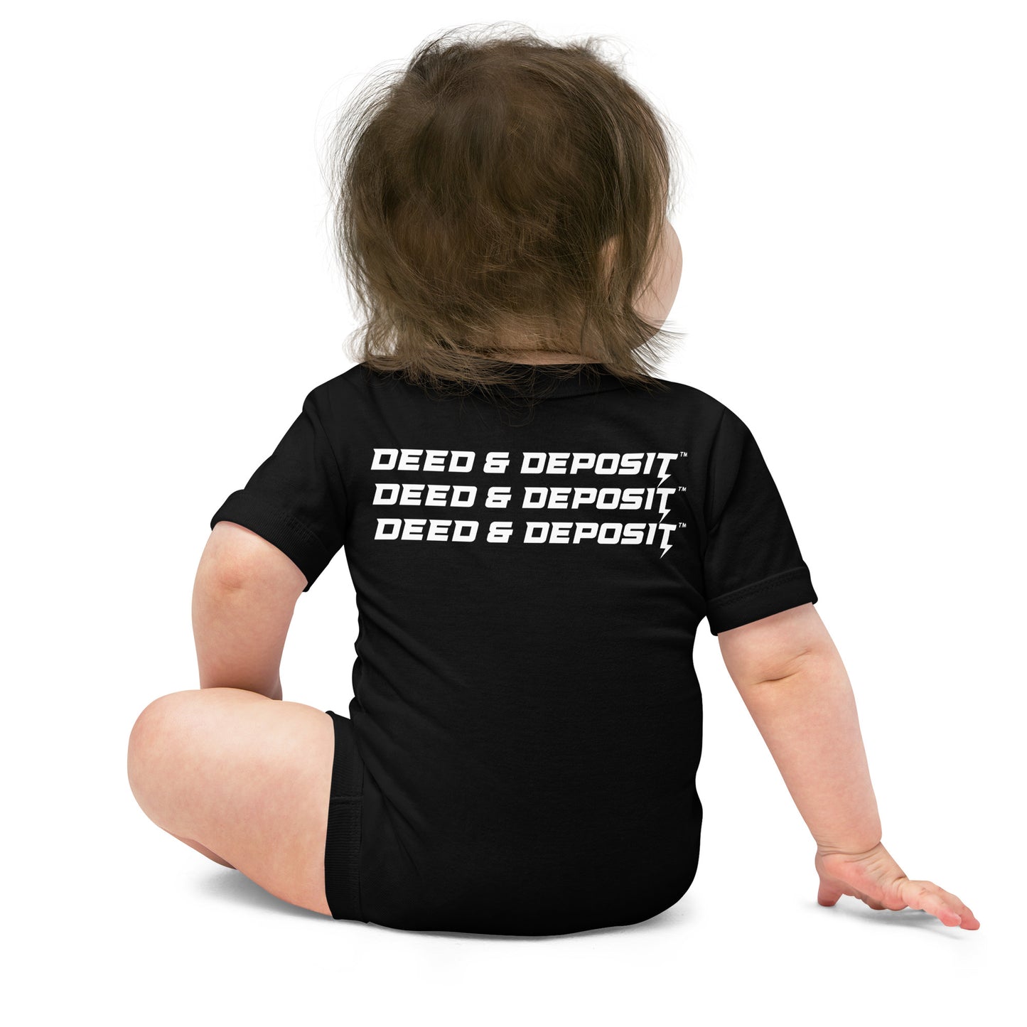 DEED & DEPOSIT™ Logo Baby One Piece