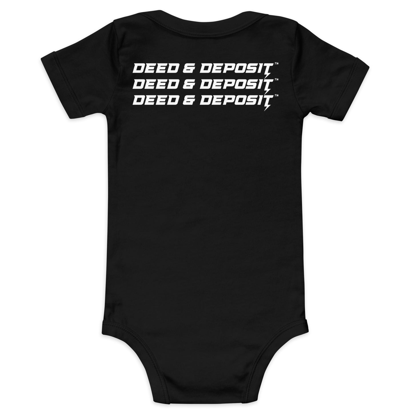 DEED & DEPOSIT™ Logo Baby One Piece