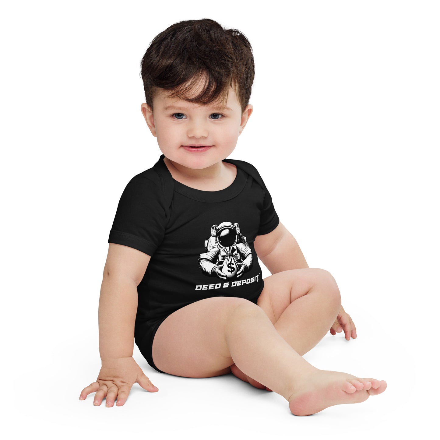 DEED & DEPOSIT™ Logo Baby One Piece