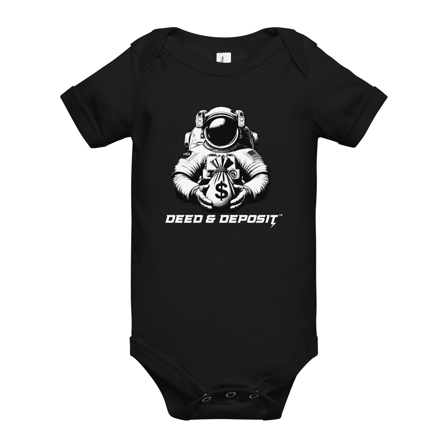 DEED & DEPOSIT™ Logo Baby One Piece