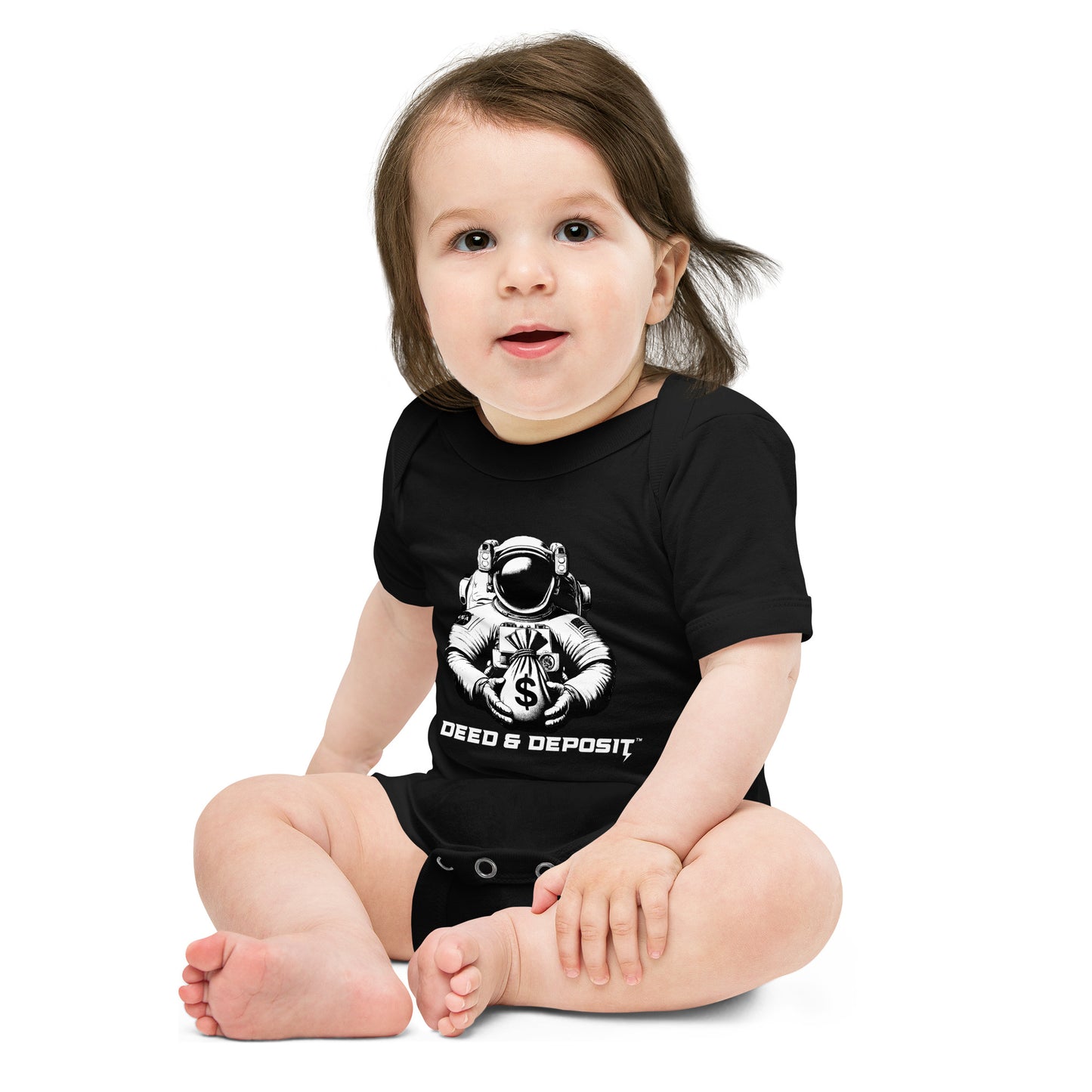 DEED & DEPOSIT™ Logo Baby One Piece