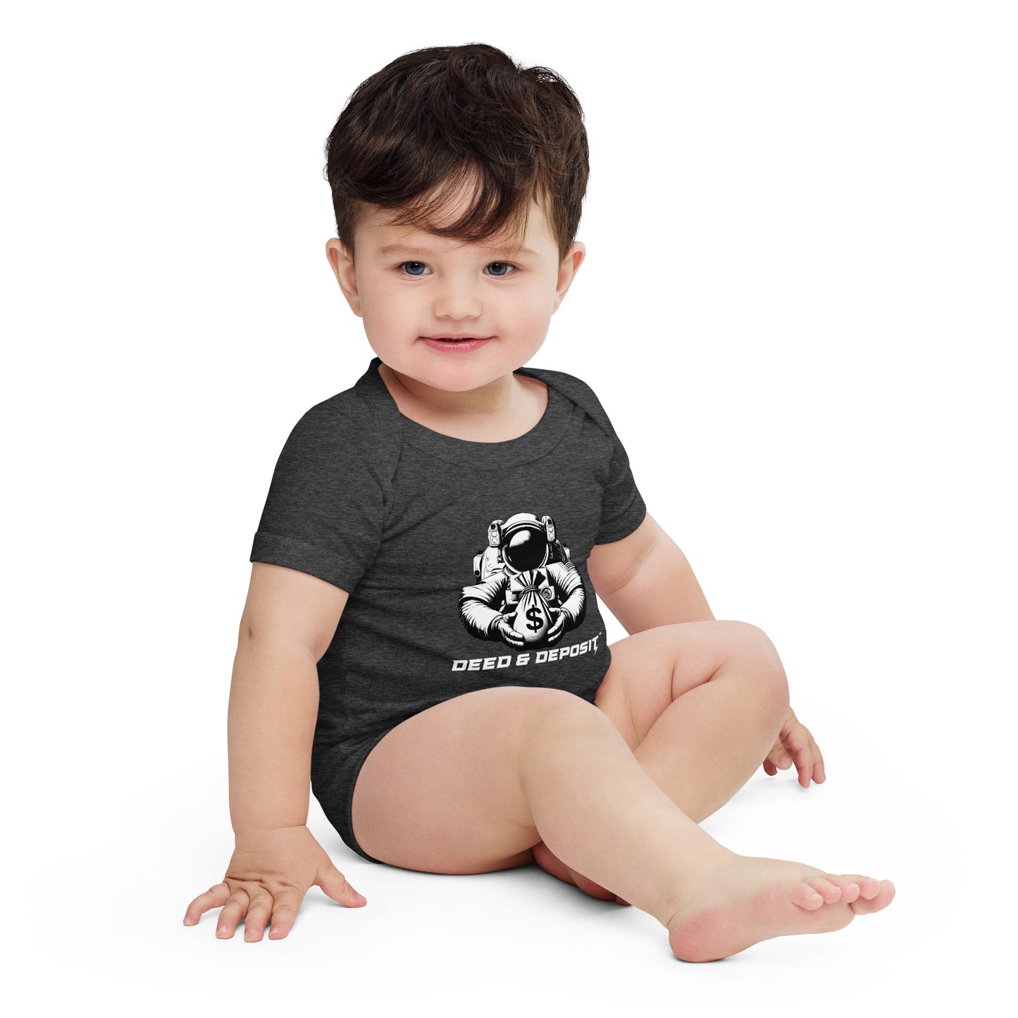 DEED & DEPOSIT™ Logo Baby One Piece