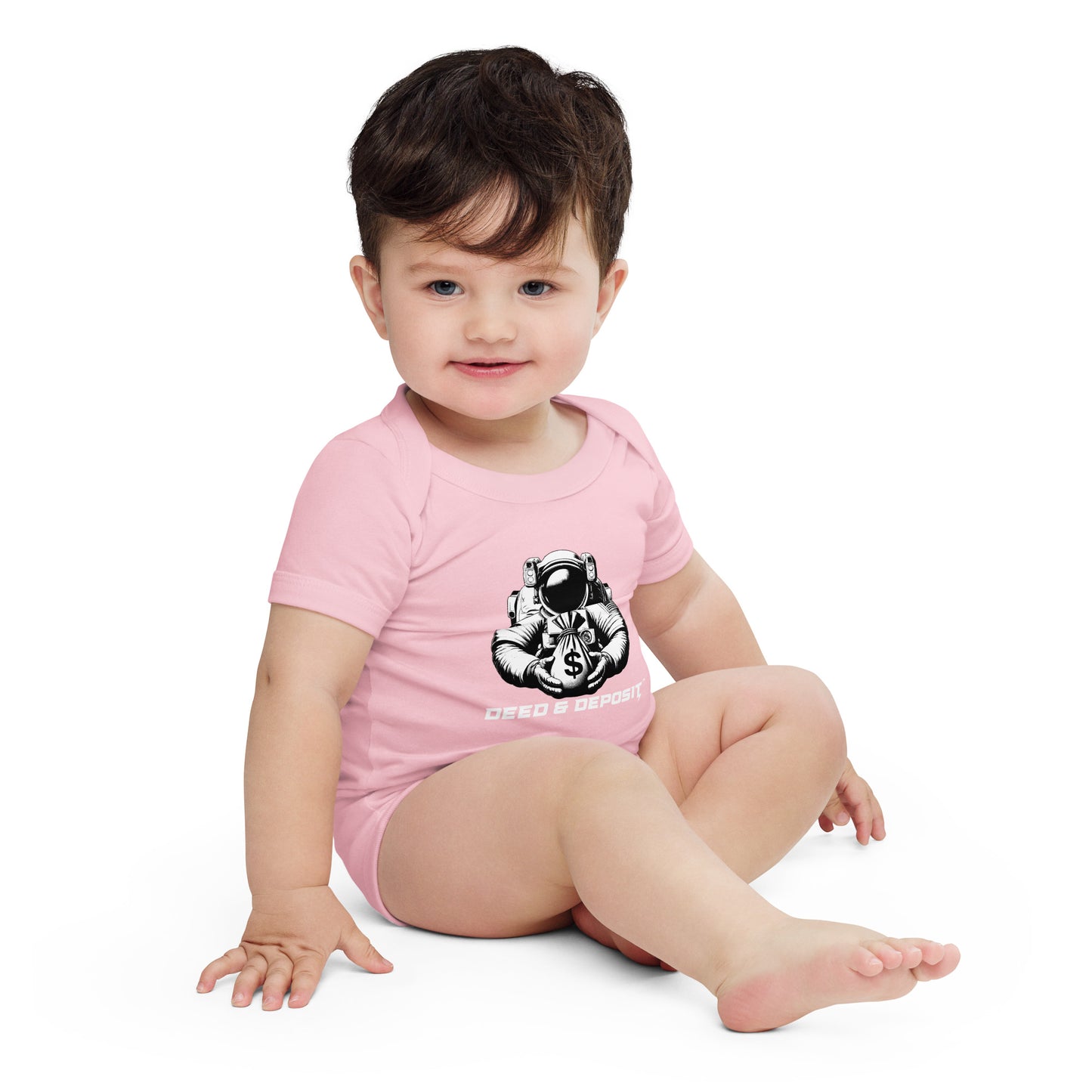 DEED & DEPOSIT™ Logo Baby One Piece