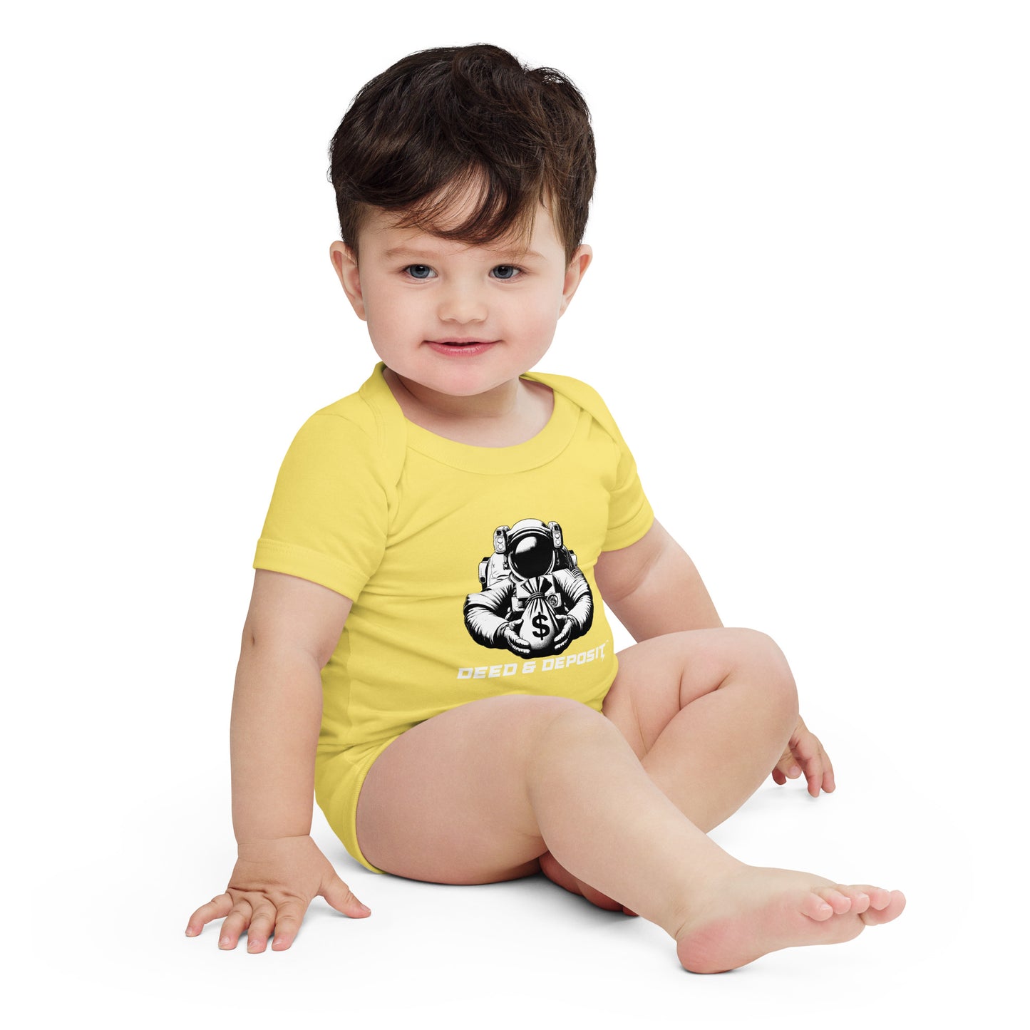 DEED & DEPOSIT™ Logo Baby One Piece