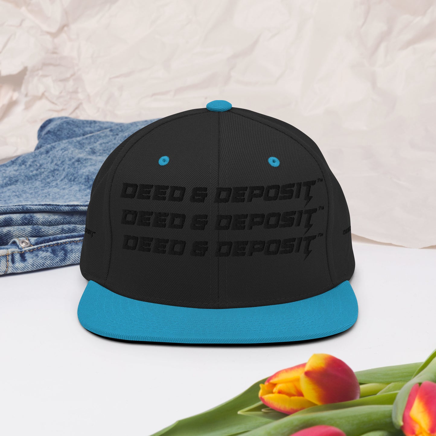 DEED & DEPOSIT™ Logo 3 SnapBack Hat