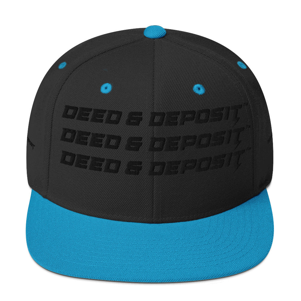 DEED & DEPOSIT™ Logo 3 SnapBack Hat