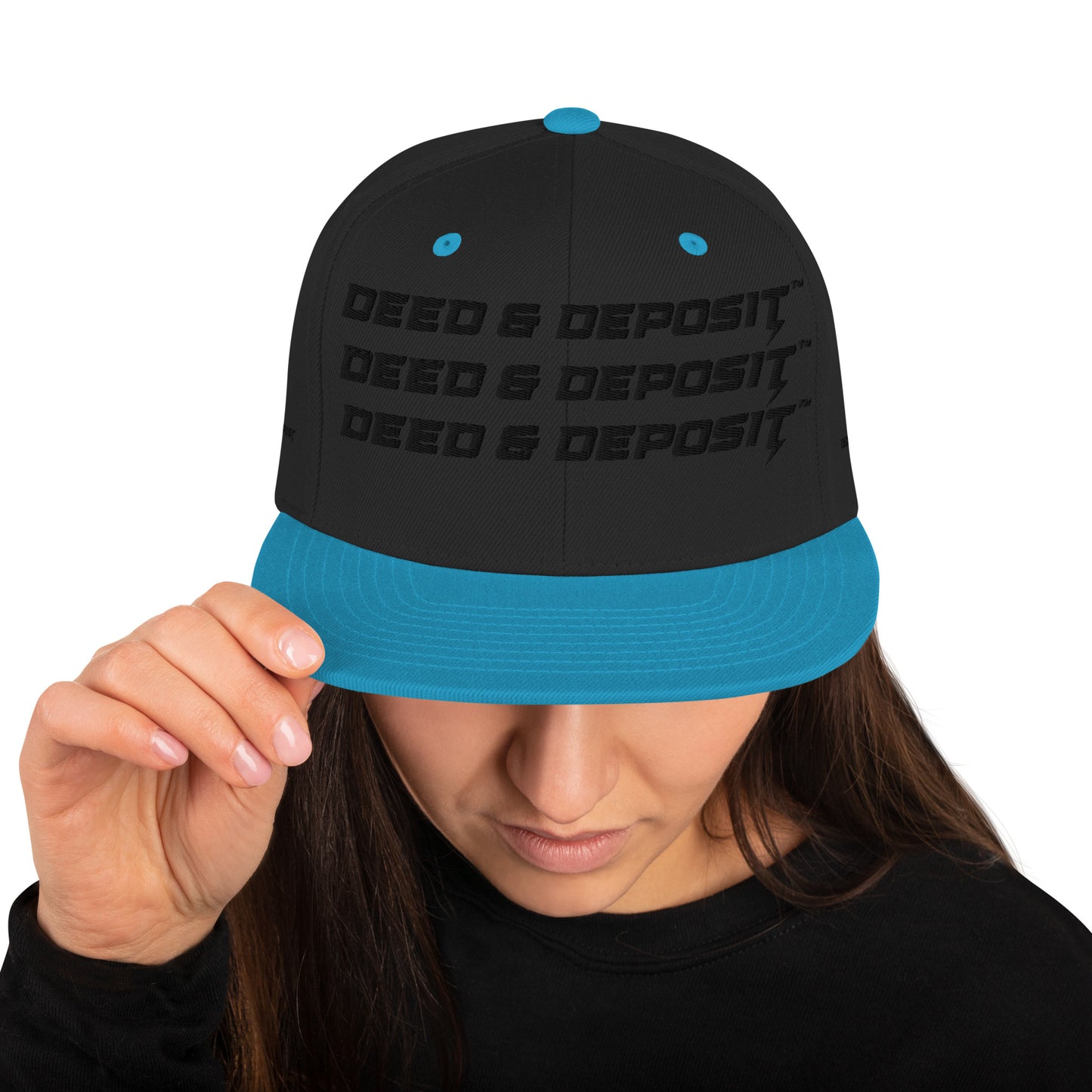 DEED & DEPOSIT™ Logo 3 SnapBack Hat