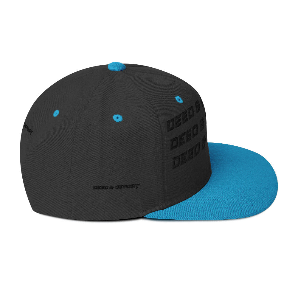 DEED & DEPOSIT™ Logo 3 SnapBack Hat