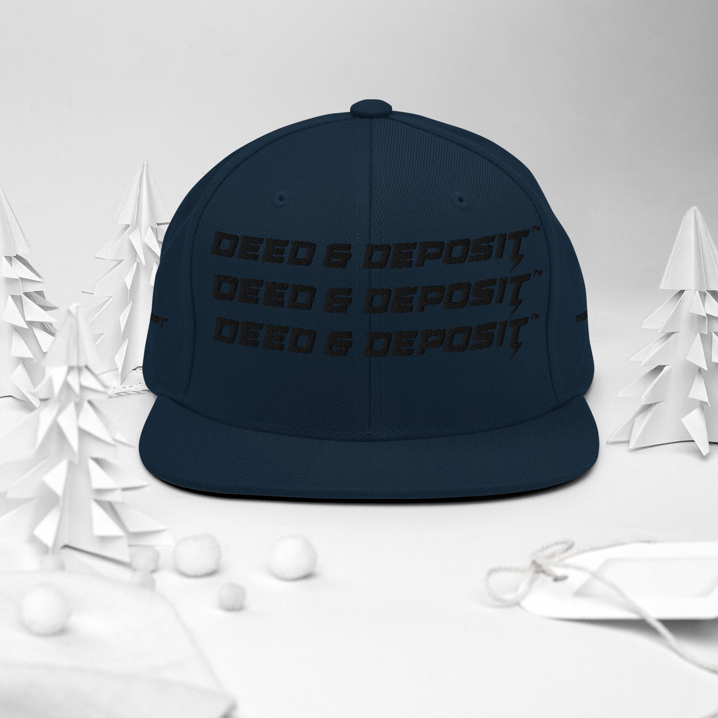 DEED & DEPOSIT™ Logo 3 SnapBack Hat