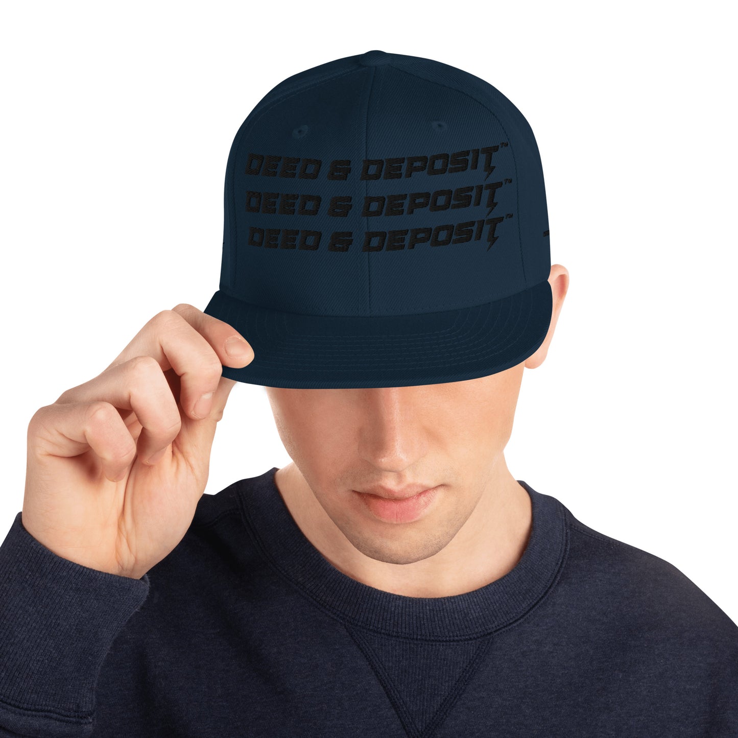 DEED & DEPOSIT™ Logo 3 SnapBack Hat