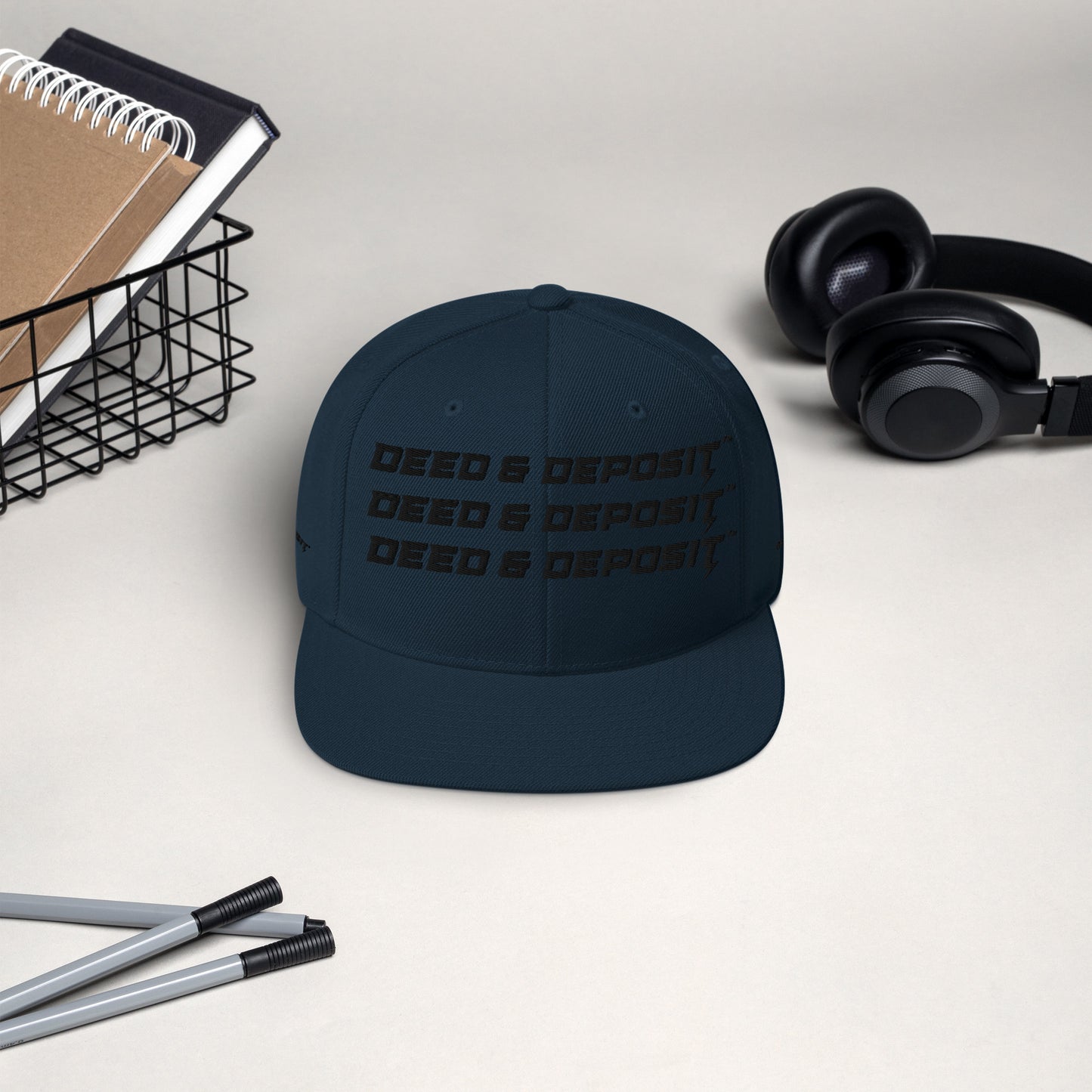 DEED & DEPOSIT™ Logo 3 SnapBack Hat