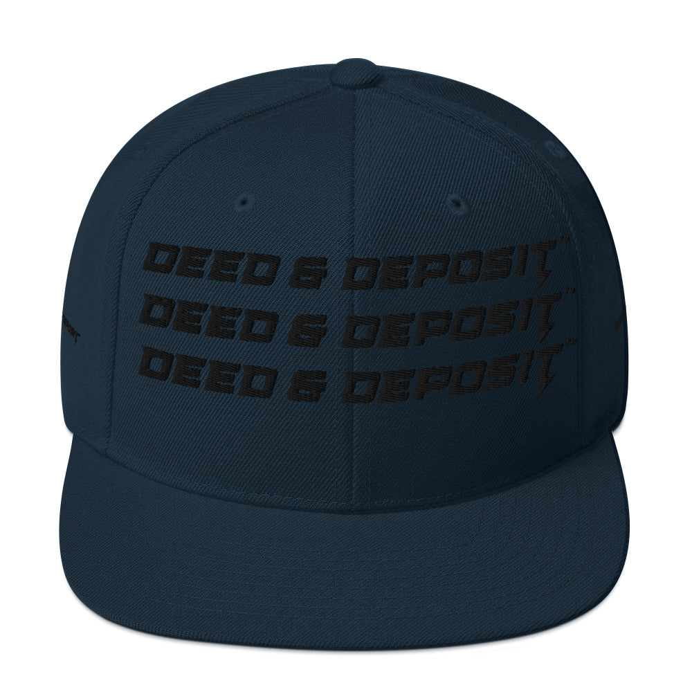 DEED & DEPOSIT™ Logo 3 SnapBack Hat