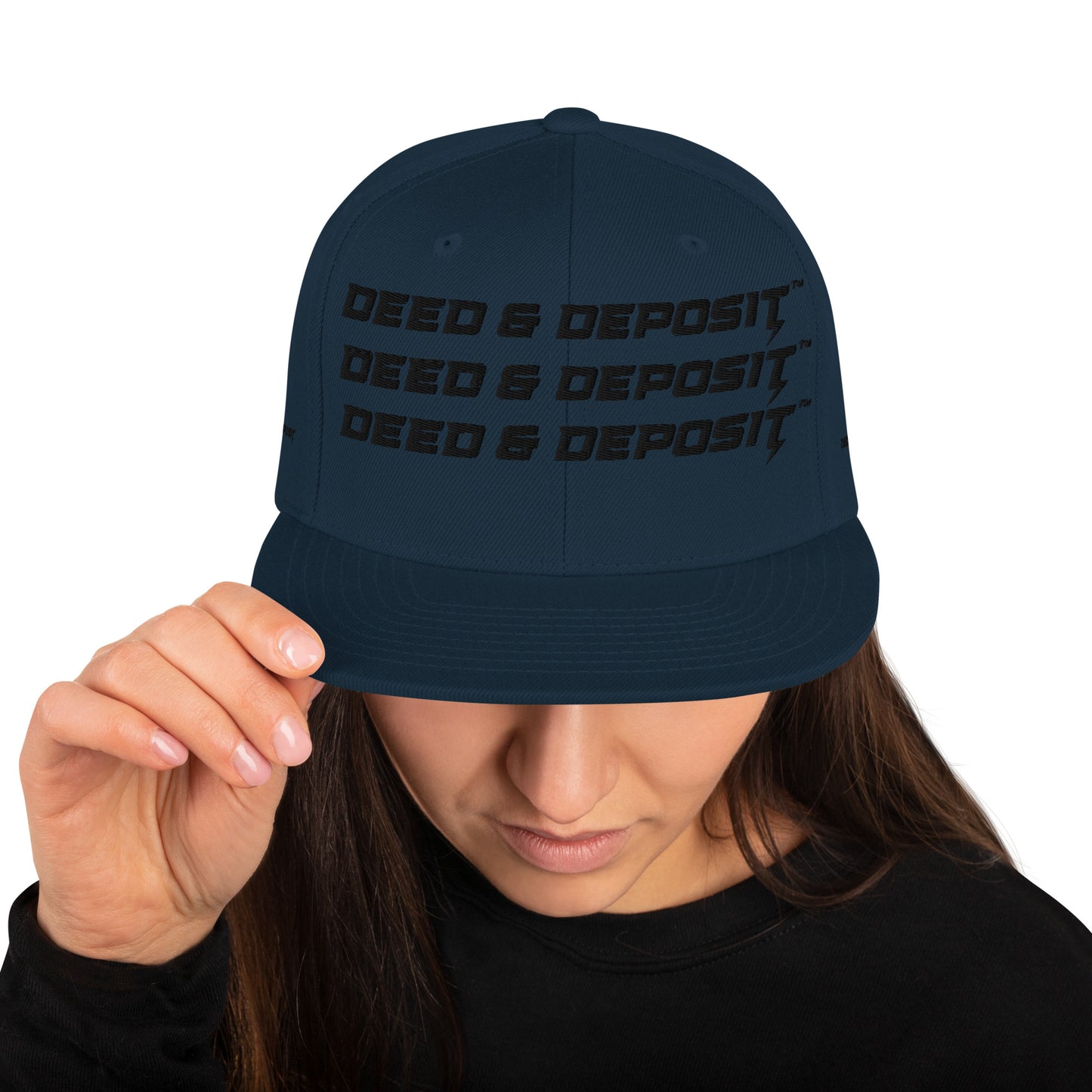 DEED & DEPOSIT™ Logo 3 SnapBack Hat