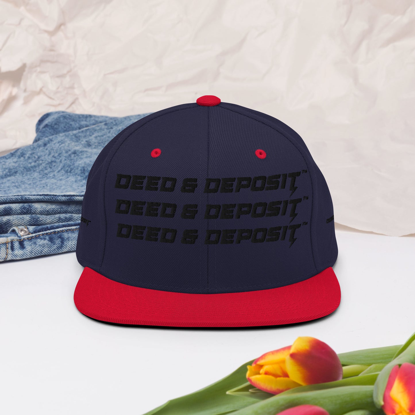 DEED & DEPOSIT™ Logo 3 SnapBack Hat