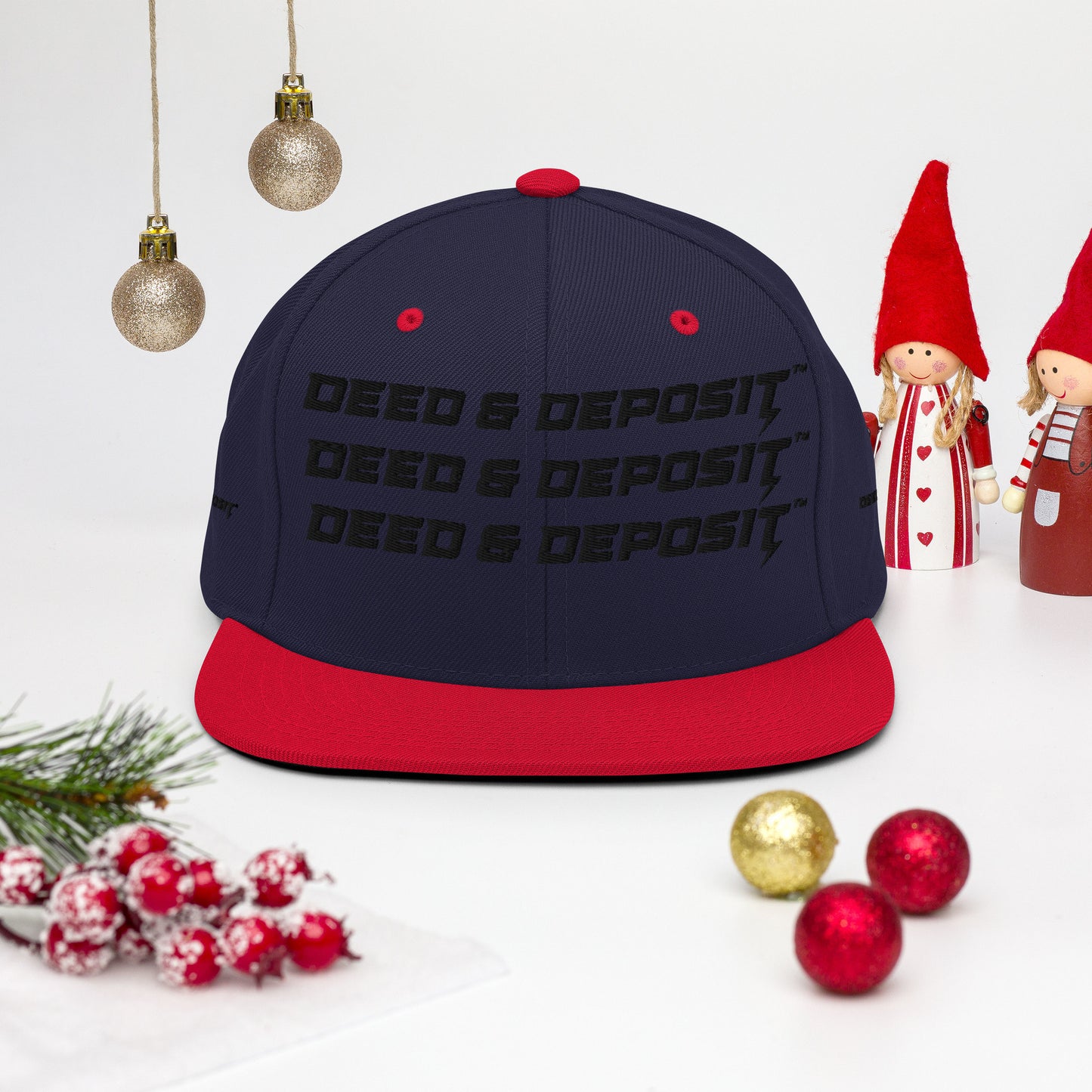 DEED & DEPOSIT™ Logo 3 SnapBack Hat