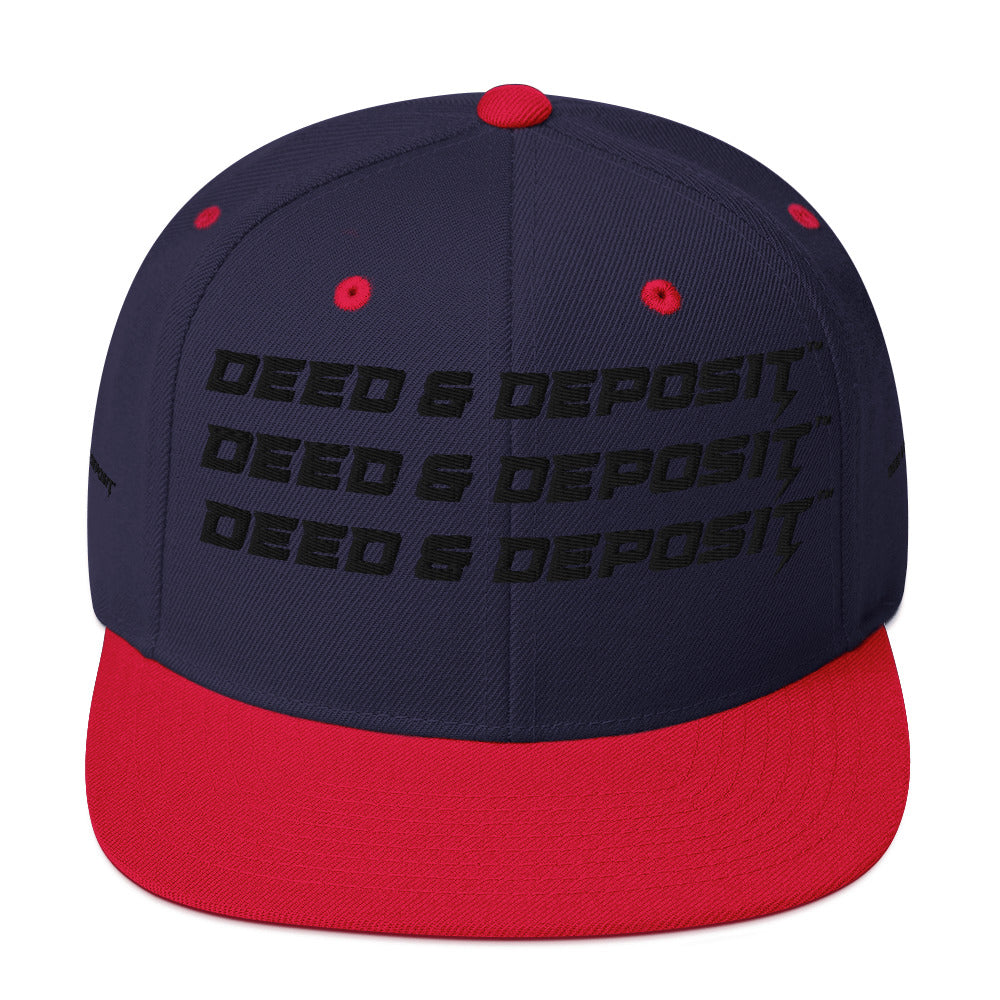 DEED & DEPOSIT™ Logo 3 SnapBack Hat