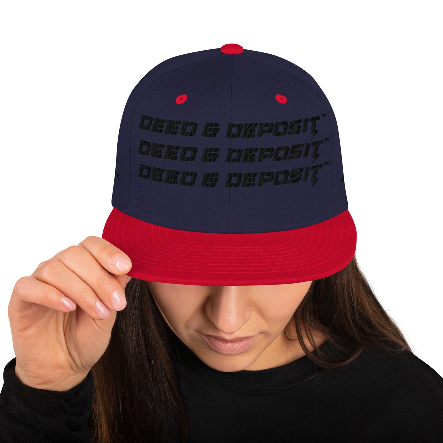 DEED & DEPOSIT™ Logo 3 SnapBack Hat