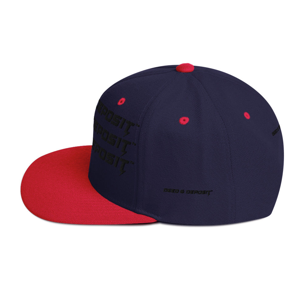 DEED & DEPOSIT™ Logo 3 SnapBack Hat