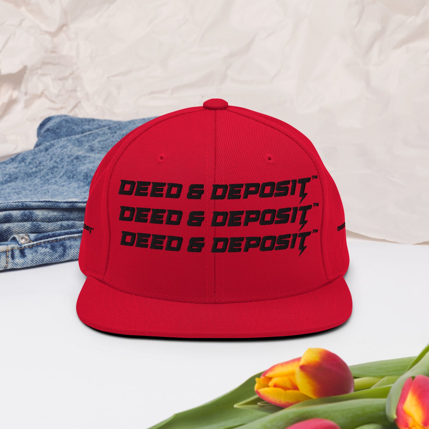 DEED & DEPOSIT™ Logo 3 SnapBack Hat