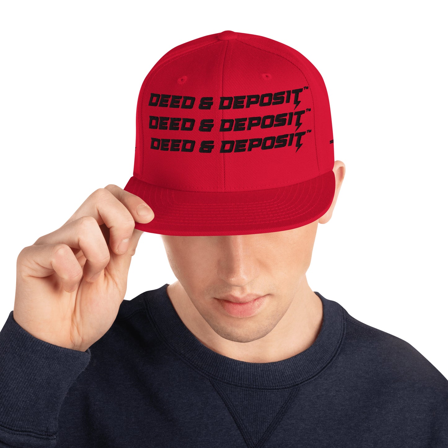 DEED & DEPOSIT™ Logo 3 SnapBack Hat