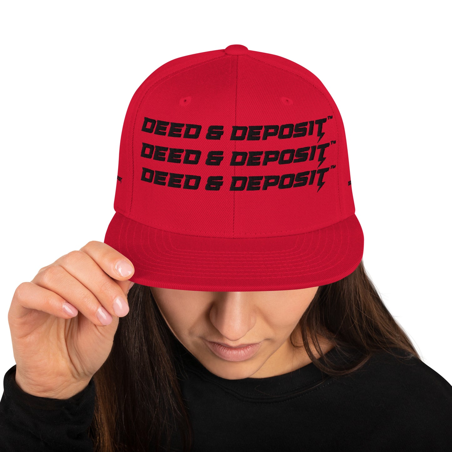 DEED & DEPOSIT™ Logo 3 SnapBack Hat