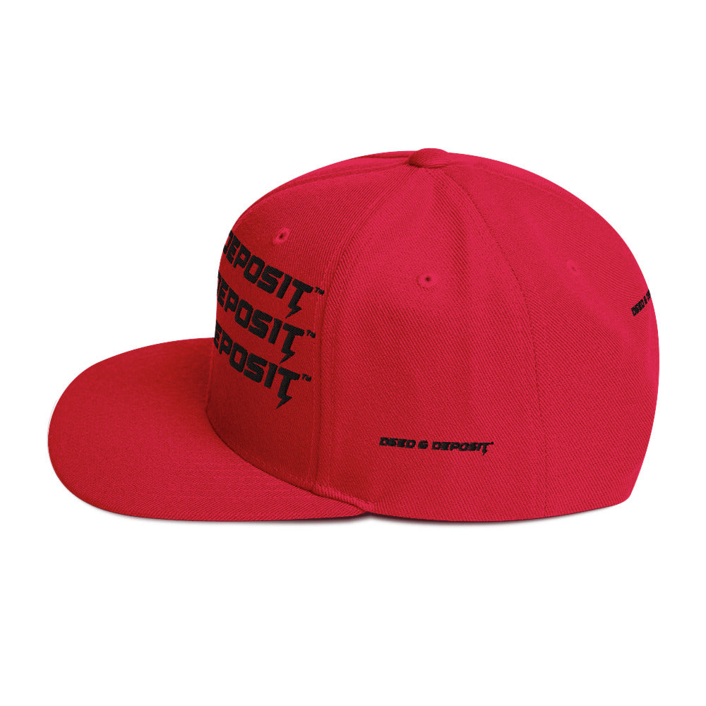 DEED & DEPOSIT™ Logo 3 SnapBack Hat